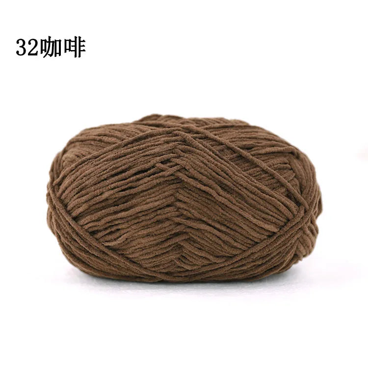 Matte Chenille Yarn for Crochet and Knitting