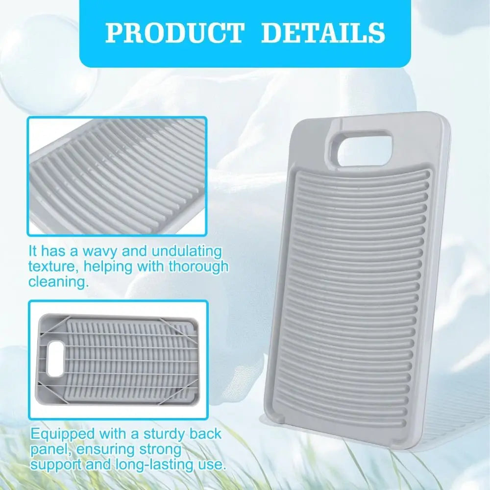 Compact Hand Washing Board with Non-Slip Base