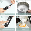 Rechargeable Electric Milk Frother & Whisk