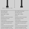Outdoor multi scene installation light fixture with bright light output