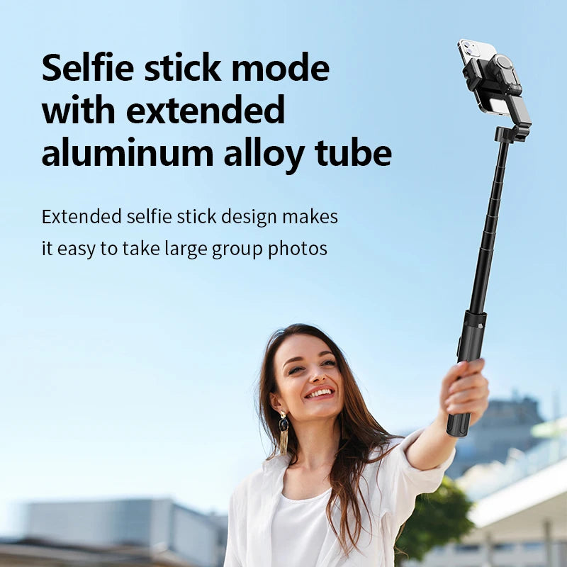 Estabilizador Gimbal Plegable para Smartphone con Control Remoto Inalámbrico