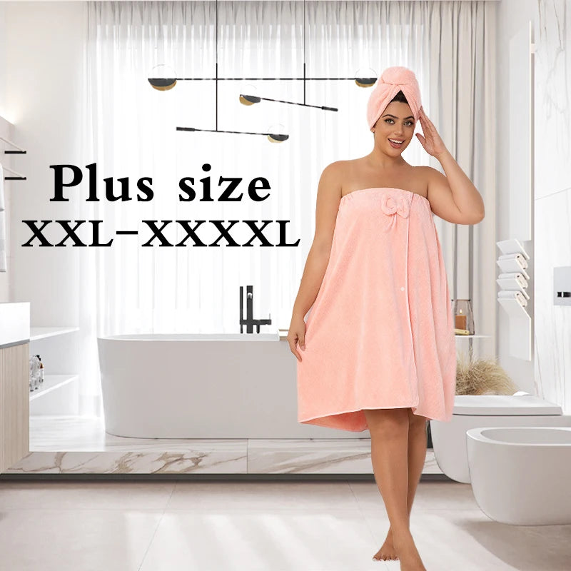 Adjustable Bath Skirt and Shower Cap Set
