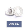 No-Sew Replacement Jeans Buttons - 17mm Metal Snap Buttons