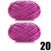 Thick Velvet Yarn for Knitting and Crochet