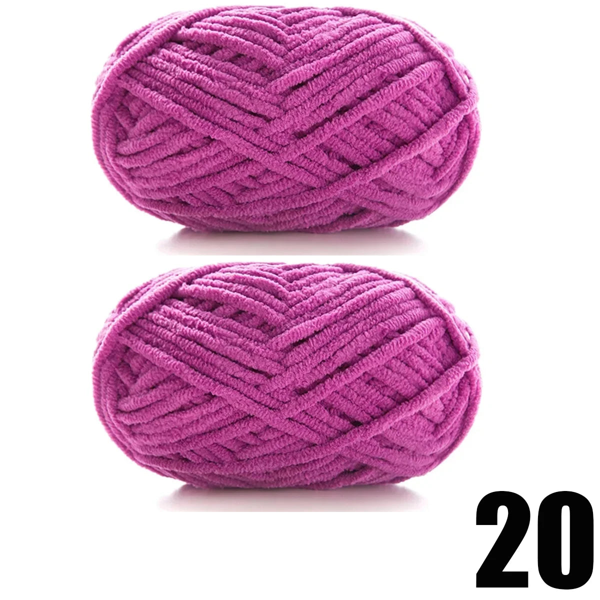 Thick Velvet Yarn for Knitting and Crochet