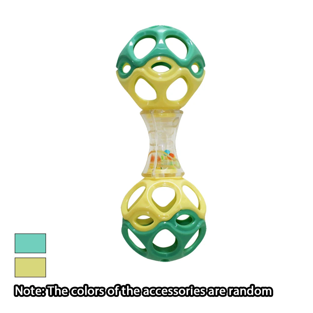 Soft Rubber Teething Rattle Ball for Babies