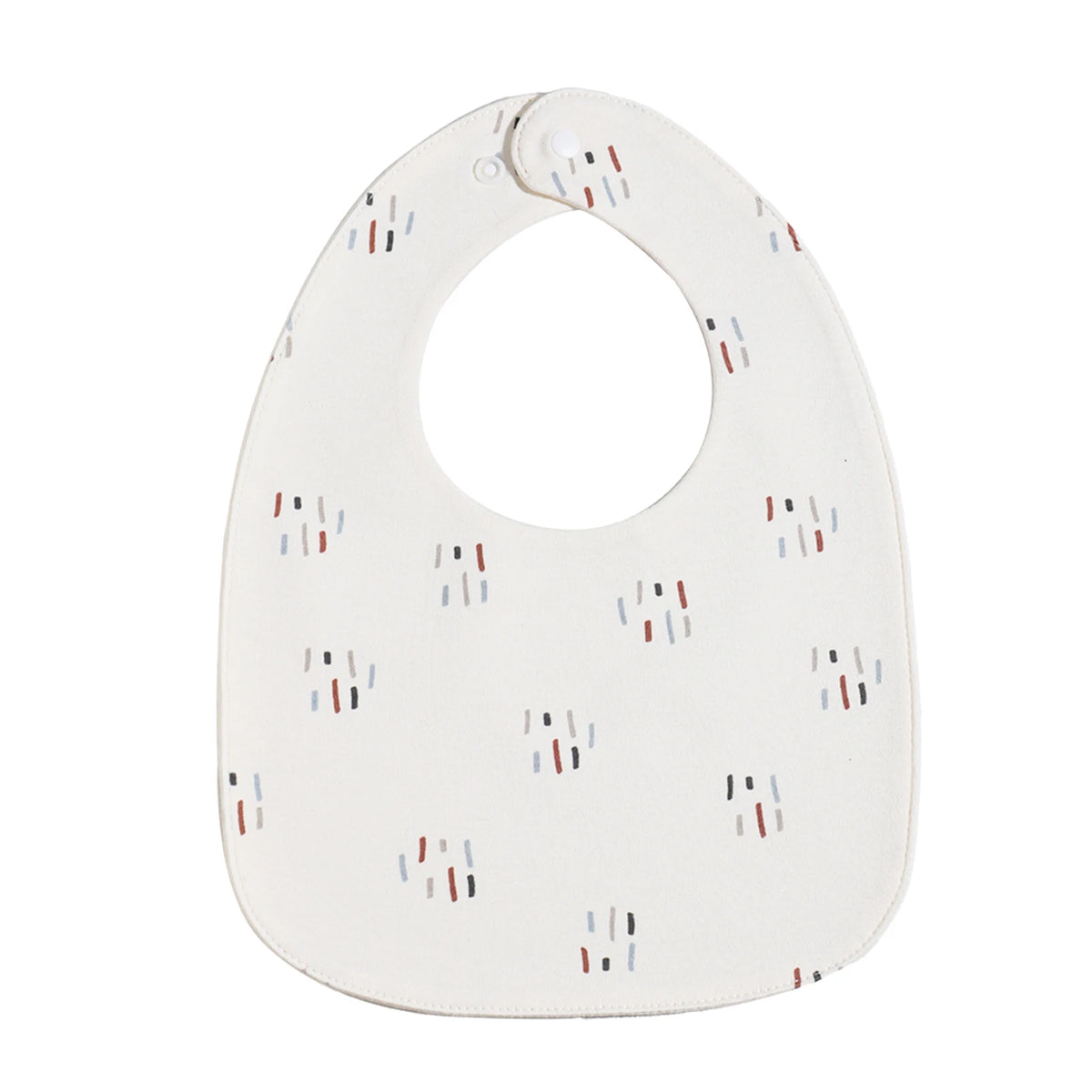 Soft Cotton Baby Bibs with Waterproof Backing (3-Layer, U-Shaped)
