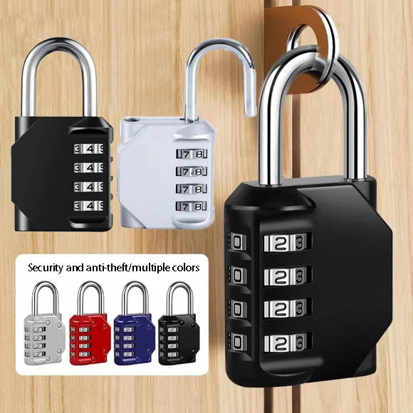 Resettable 4-Digit Combination Padlock