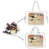 Felt Purse Organizer Insert with Zipper Compartment