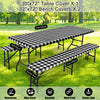 Housse de Table à Pique-nique à Carreaux Imperméable
