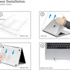 Clear Hard Shell Laptop Case for MacBook Air and Pro