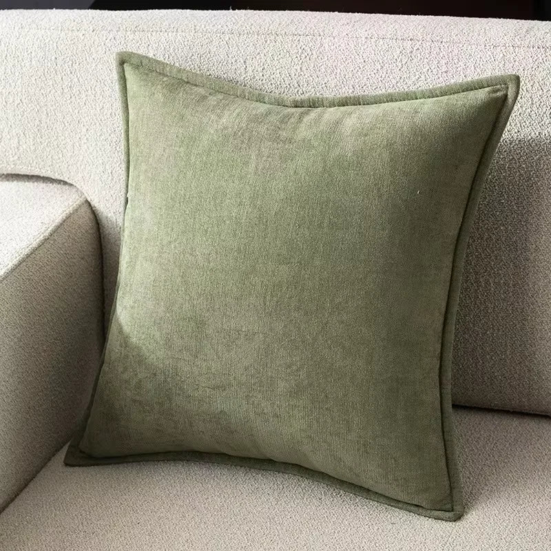 Retro Chenille Throw Pillow Covers for Couch and Bed