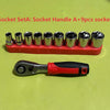 Compact 2-in-1 Ratchet Wrench with Socket and Bit Drives