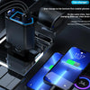 Retractable 120W Car Charger with Built-in Cables