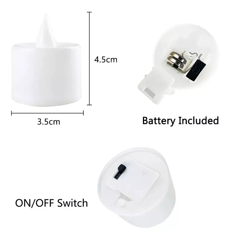 Flameless LED Tea Light Candles