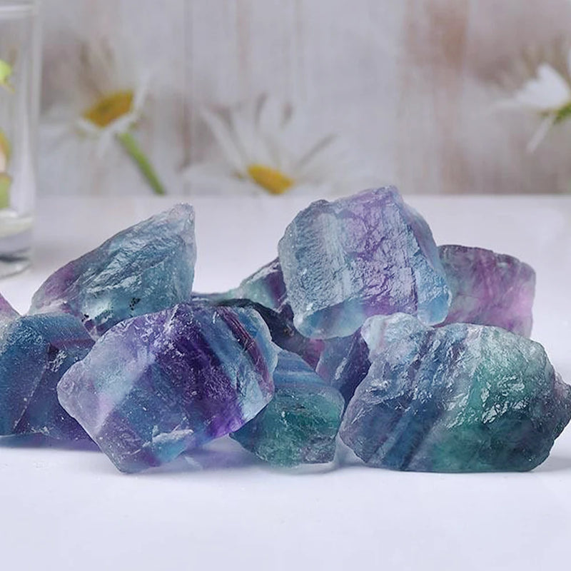 Natural Fluorite Crystal Rock Specimen