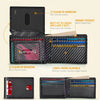 Slim Carbon Fiber Trifold Wallet with RFID Protection