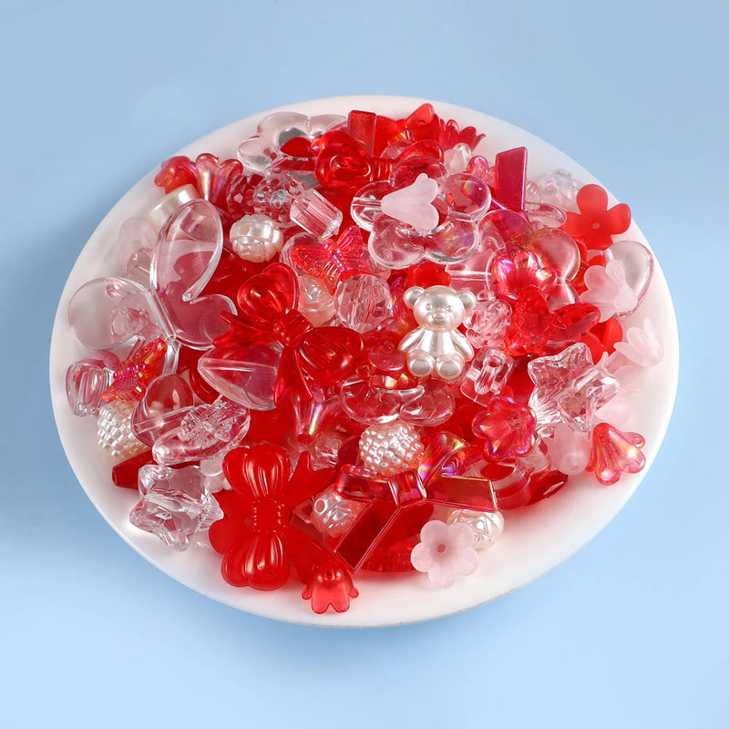Candy Color Acrylic Beads for DIY Jewelry