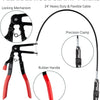 Long Reach Hose Clamp Pliers Set for Fuel, Oil, Water, and Radiator Hoses