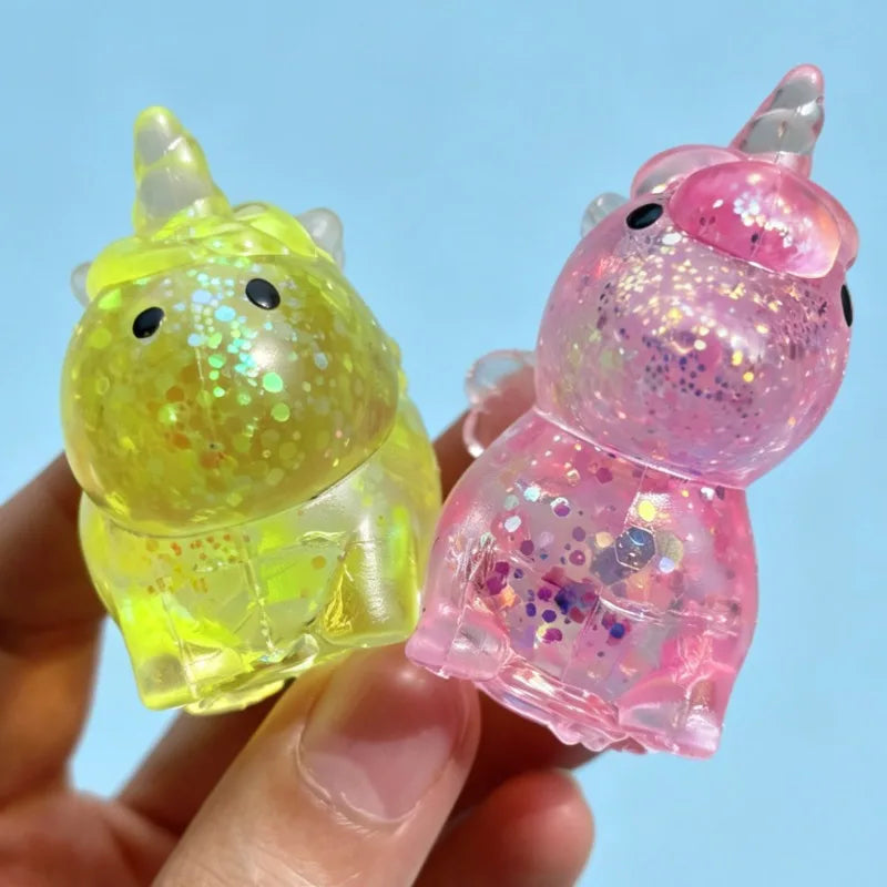 Glitter Unicorn Squishy Stress Ball – Soft Sensory Fidget Toy