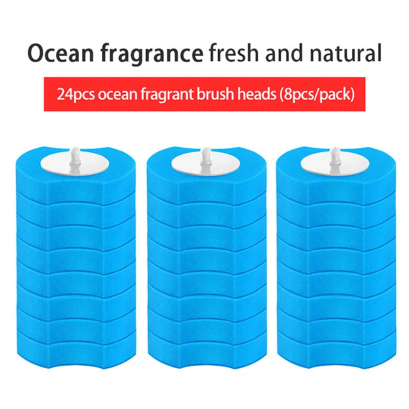 Reusable Toilet Cleaning Brush Set