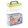 Kids Construction Tool Set with Cardboard Cutter and Toolbox