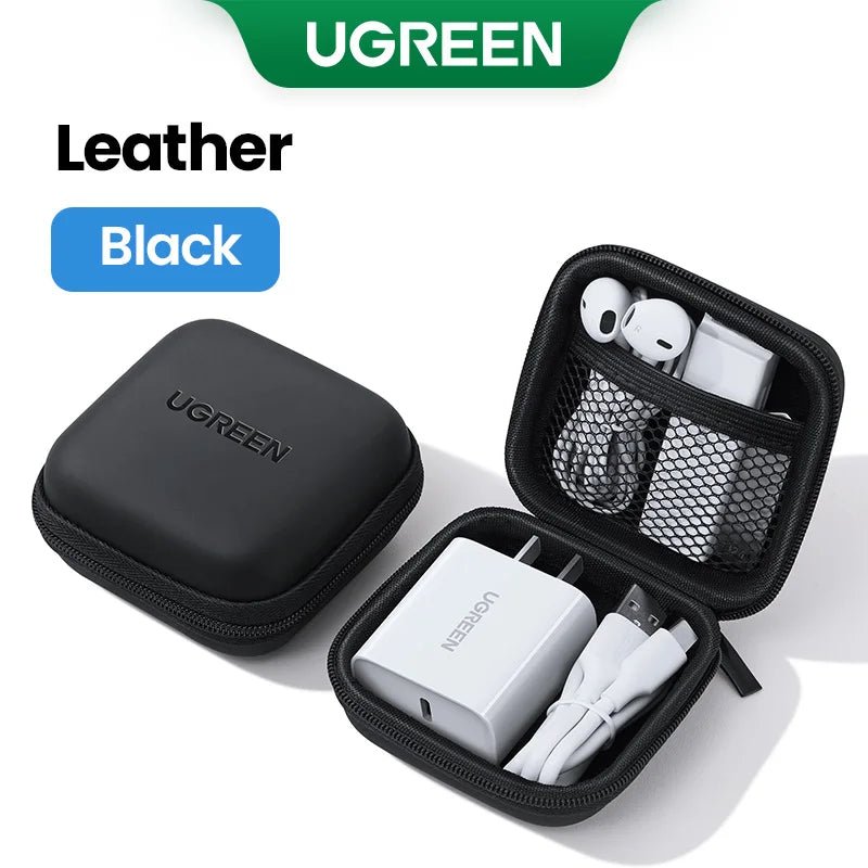 Compact EVA Hard Shell Storage Case for Earbuds and Accessories