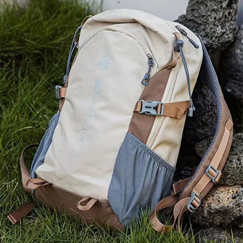 40L Water-Resistant Hiking Backpack with Ventilated Back Panel