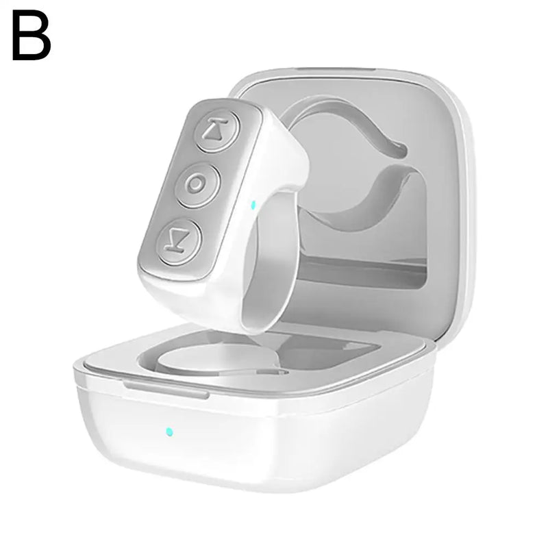 Bluetooth Ring Remote Control with Charging Case