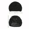 Black mesh crochet hair net for sleeping and everyday wear