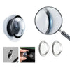 A set of two clear lens protectors for car camera lenses, designed to prevent scratches and water damage.