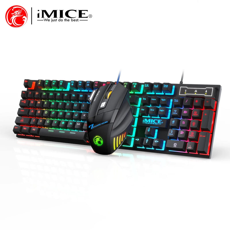 Combo Clavier et Souris de Jeu Rétroéclairé RGB
