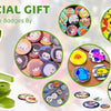 DIY Pin Button Maker Machine Kit with 100 Button Parts and Circle Cutter