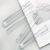Folding Acrylic Ruler with Clear Markings