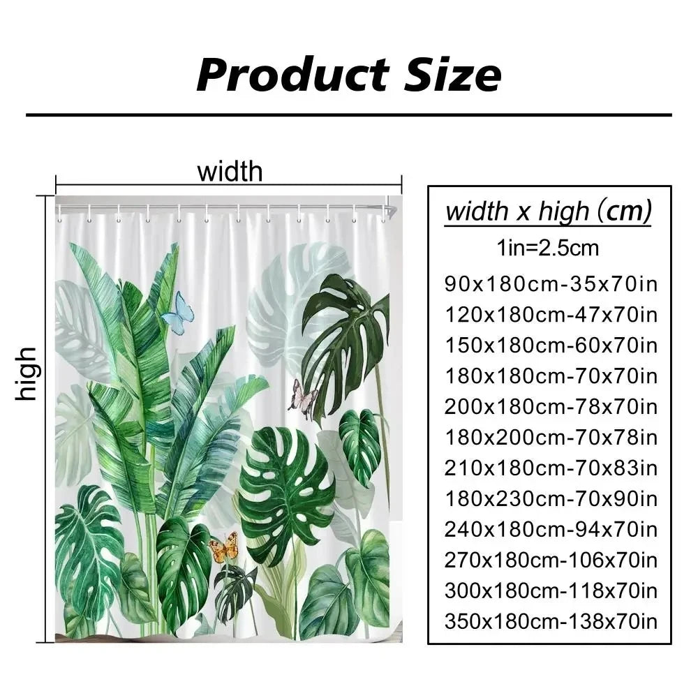 Cat Riding Dinosaur Shower Curtain with Ocean Wave Design