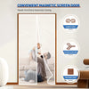 Self-Sealing Magnetic Screen Door