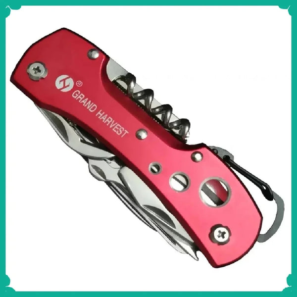 11-in-1 Stainless Steel Multi-Tool Pocket Knife