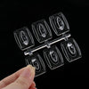 Transparent Removable Adhesive Hooks for Cable Management
