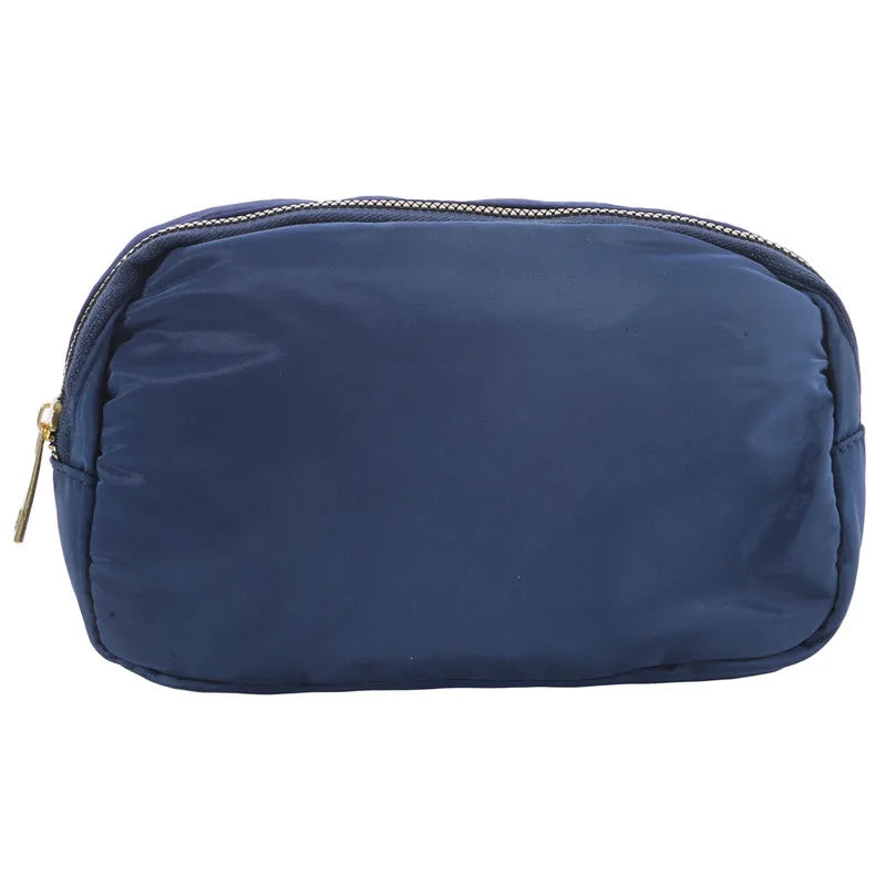 Versatile Nylon Waist Pack with Zippered Pockets