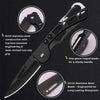 Stainless Steel Folding Knife Set with Compact Design