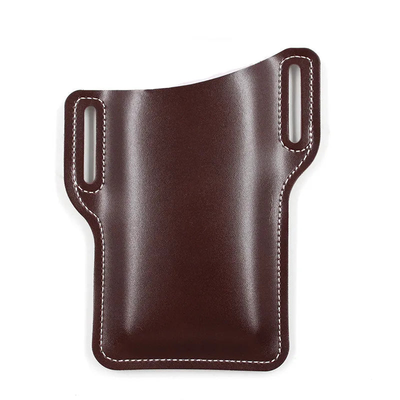 PU Leather Belt Clip Phone Holster for Travel and Outdoor Use