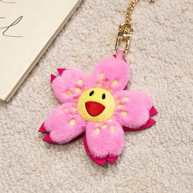Sunflower Plush Keychain
