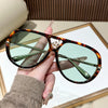 Vintage Double-Bridge Pilot Sunglasses