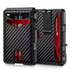 Slim RFID-Blocking Metal Wallet with Money Clip