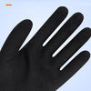 Winter Waterproof Thermal Work Gloves with Anti-Slip Latex Grip