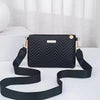 Quilted Chain Crossbody Bag with Adjustable Strap