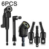 Flexible Right Angle Drill Bit Extension Set with Universal Socket Adapter