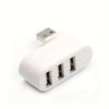 180° Rotating USB-C & USB-A Hub with 3-Port Expansion