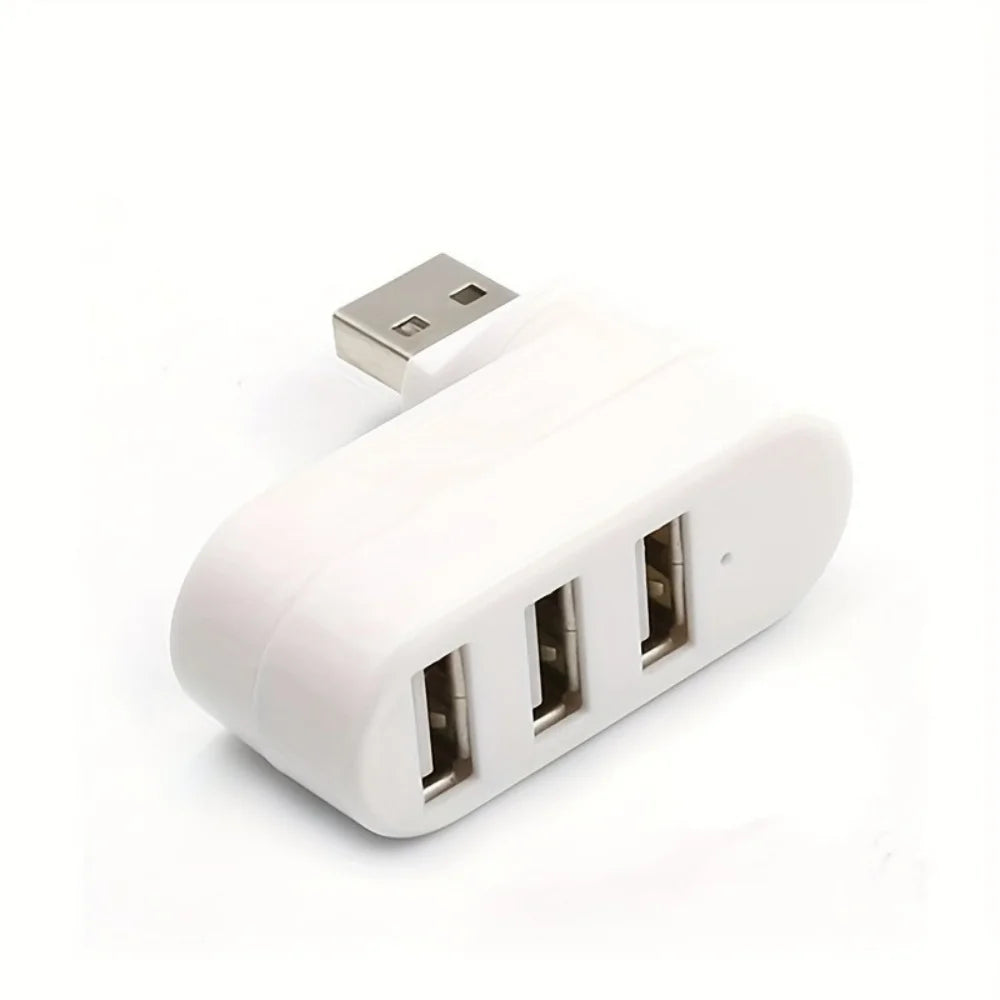 180° Rotating USB-C & USB-A Hub with 3-Port Expansion
