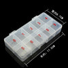 Clear Nail Tip Storage Box with Compartments